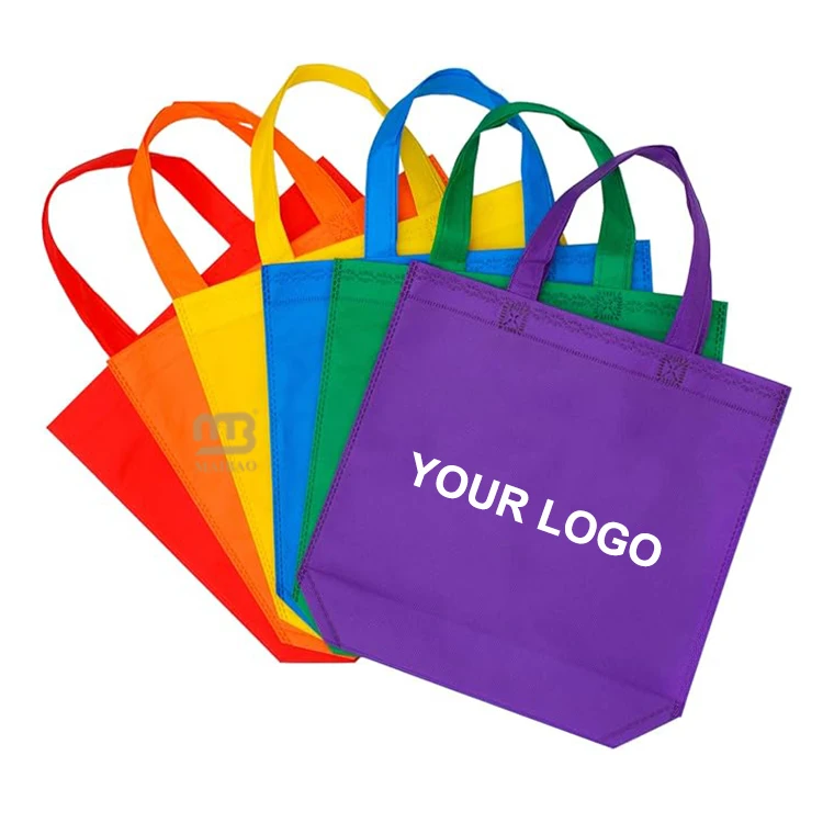 Изготовленная на заказ экологически чистая перерабатываемая нетканая сумка из спанбонда, нетканая большая сумка Bolsas Recicables, многоразовая сумка для покупок с логотипом