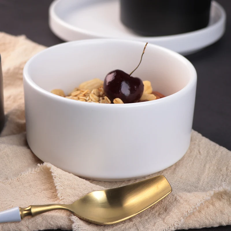 Современная белая круглая фарфоровая керамическая миска для супа, дешевая фарфоровая миска для ресторанов, фарфоровая тарелка, оптовая продажа