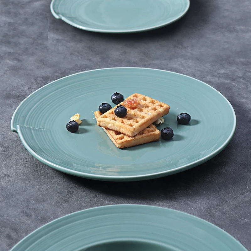 Набор керамической посуды для отеля Поставщик отеля Керамические обеденные тарелки Керамические тарелки для ресторана Керамические тарелки оптом