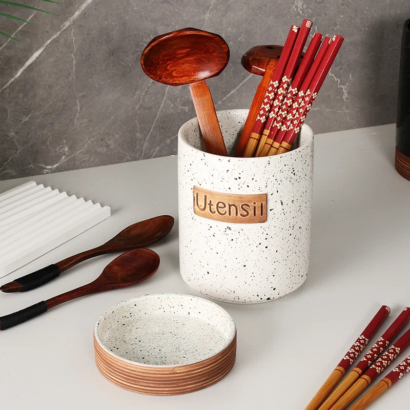 Прочная фарфоровая банка для хранения, круглый декоративный контейнер для организации домашней кладовой и использования на кухне