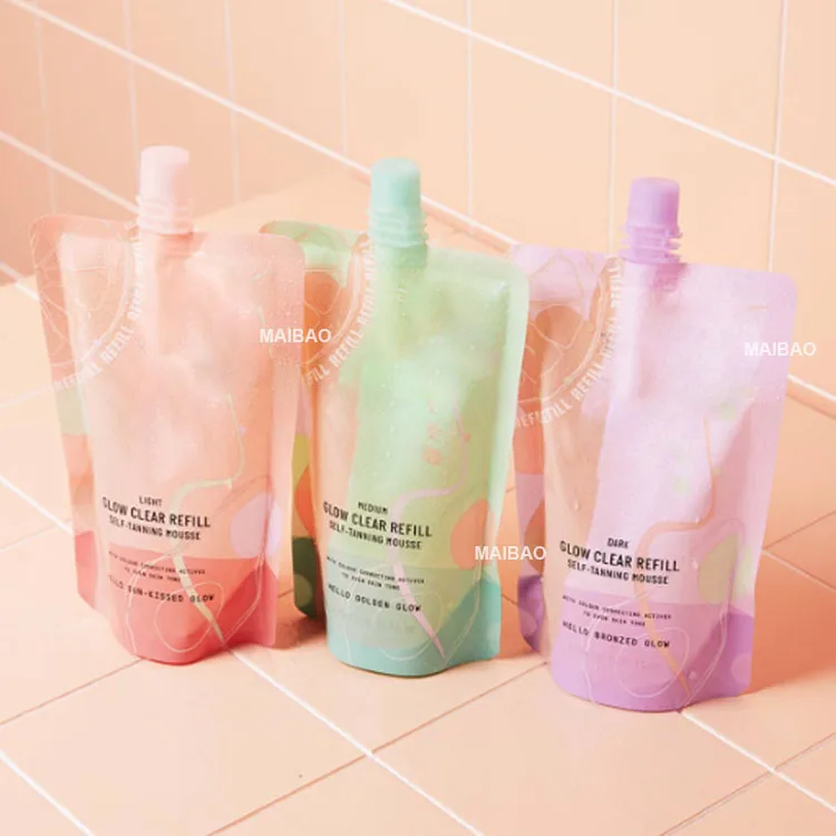 Упаковочная сумка для геля на 50/250/500 мл. Пакеты с носиком. Косметическая сумка с носиком. Небольшая многоразовая дорожная сумка для ухода за кожей с носиком.