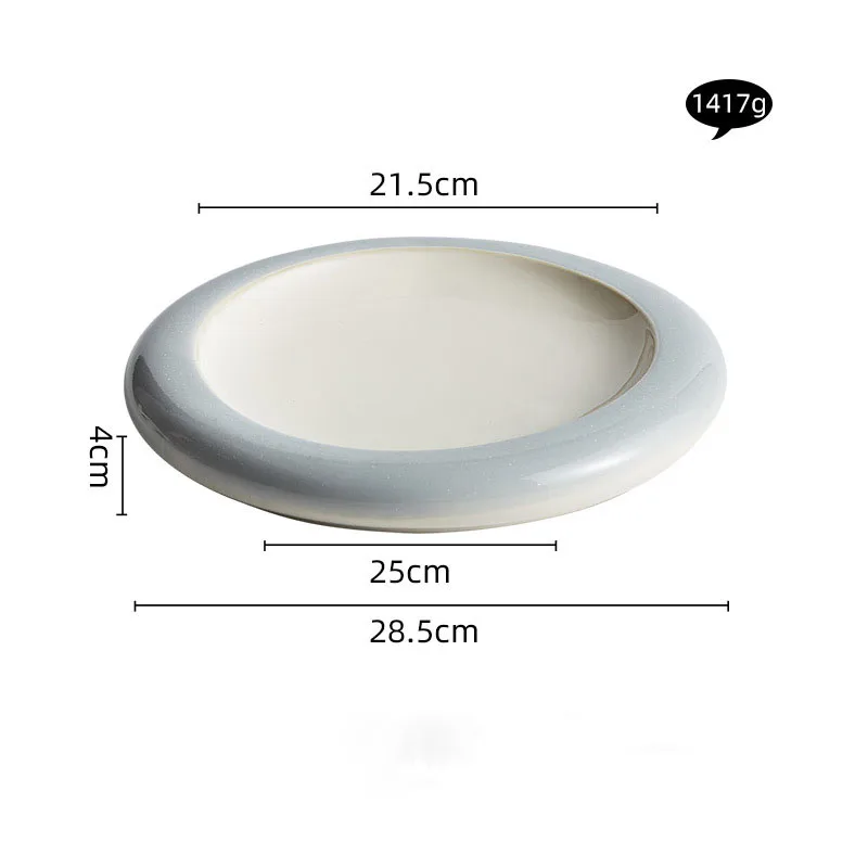 High Quality Thermal Insulation Plate Ceramic Dish Plate Creative Characteristics of Household Tableware