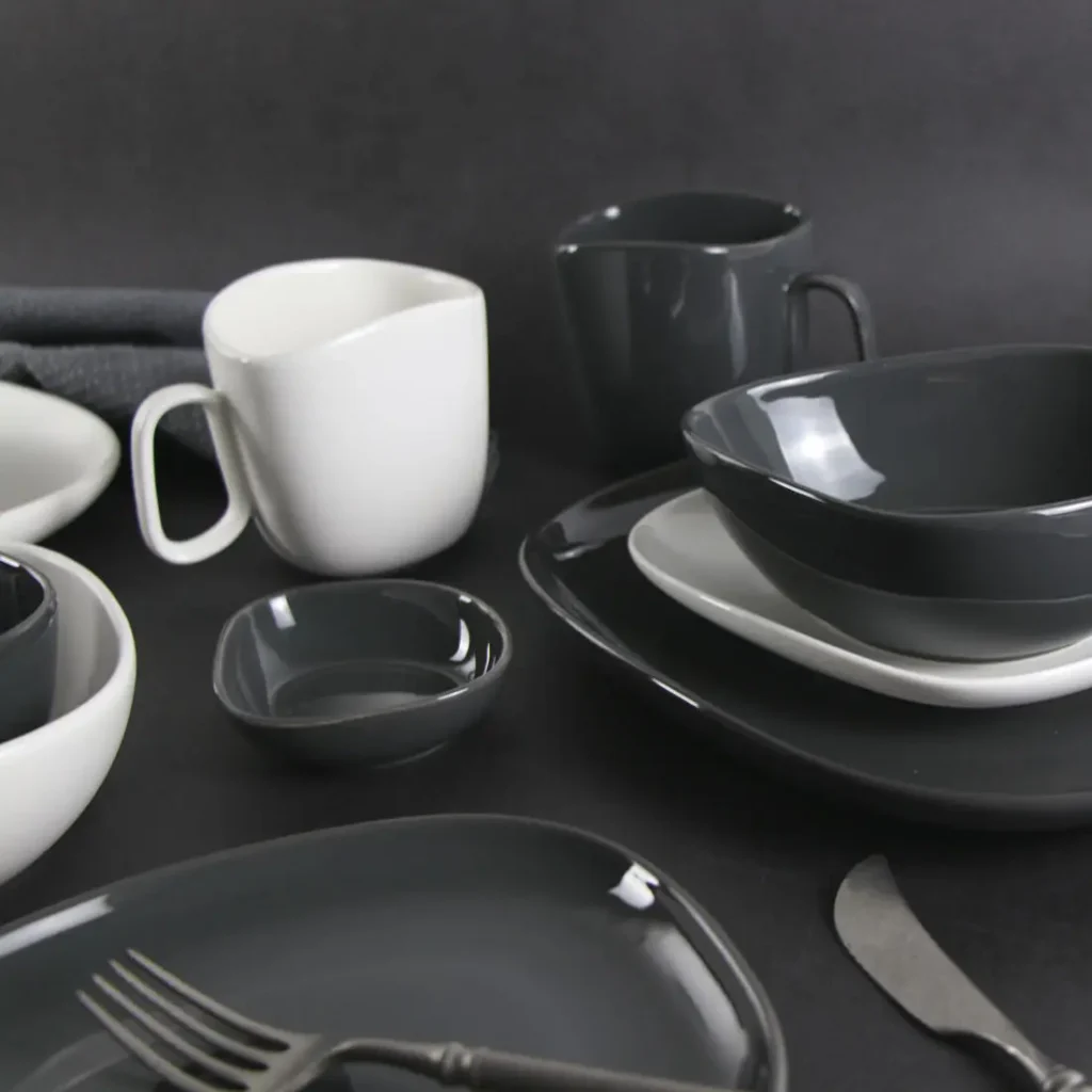 Наборы тарелок, тарелки, современные креативные черные роскошные фарфоровые тарелки для шведского стола для гостиничного ресторана, ресторана