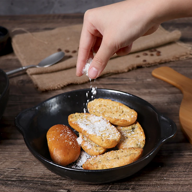 Привлекательная цена, новый тип посуды, тарелка, керамические тарелки, черная обеденная тарелка для ресторана, керамическая посуда, обеденный набор