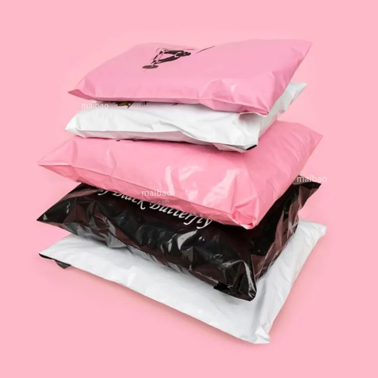 Устойчивые биоразлагаемые сумки Курьерская упаковка для одежды Экологичные биоразлагаемые компостируемые полиэтиленовые почтовые пакеты