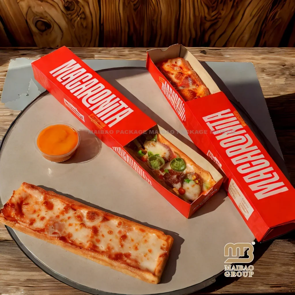 发定制印刷标准尺寸6 8 9 10 12 英寸棕色瓦楞薯条汉堡包装纸箱包装纸披萨盒