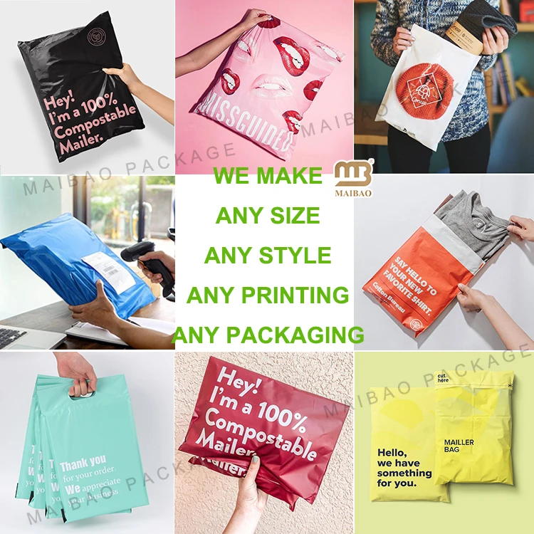 Индивидуальный логотип, пластиковый курьерский почтовый пакет с полиэтиленовой печатью, персонализированные почтовые пакеты, конверт с принтом, сумка для доставки одежды