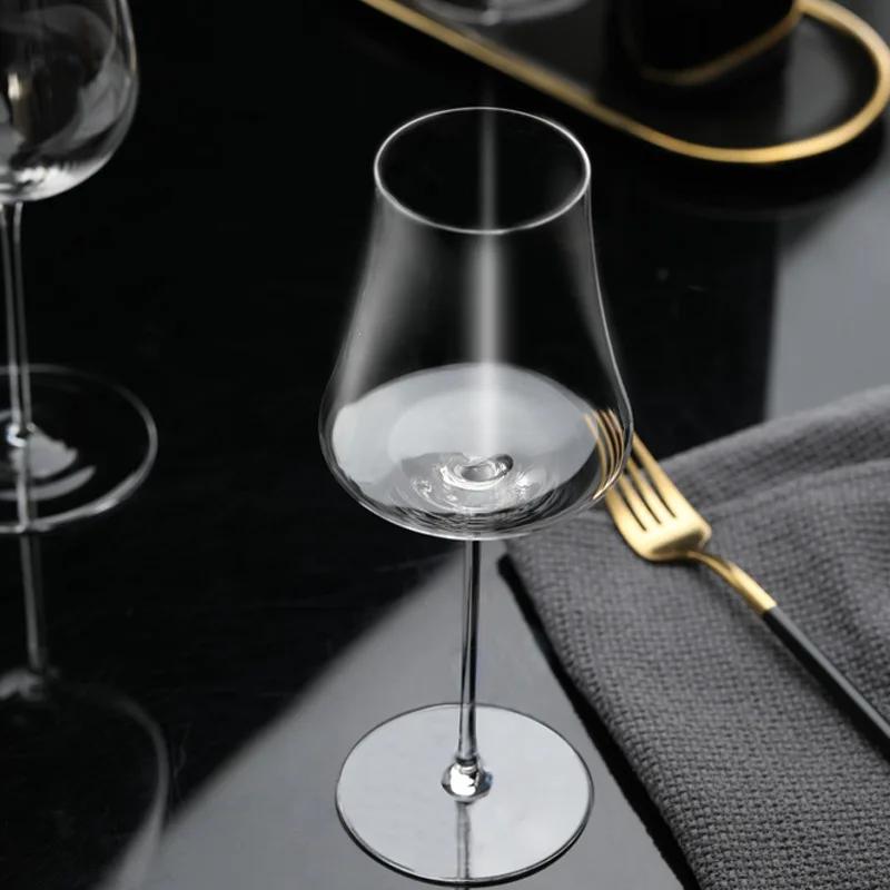 Ручной выдувной бокал для красного вина Бокалы для шампанского Бессвинцовый хрустальный бокал Бордо Бордовые бокалы для вина