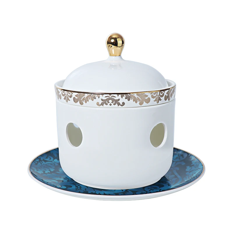 Роскошная посуда, съедобное птичье гнездо, керамическая фарфоровая супница, супница из костяного фарфора