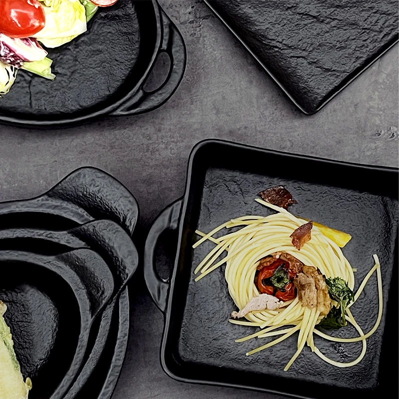 Скандинавский набор для выпечки, высококачественные матовые формы для выпечки, черный набор для выпечки для ресторана