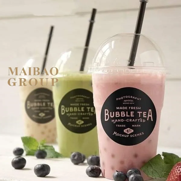 500 мл одноразовые пластиковые стаканчики из ПЭТ, изготовленные на заказ прозрачные пластиковые стаканчики с логотипом, 12 унций, 16 унций, 22 унции, U-образная чашка для фруктового молока, Боба, пузырькового чая, полипропиленовая чашка