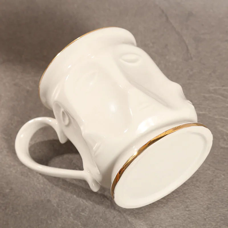 Creative Personality Mugs Ceramic Face Mug for Office Ceramic Coffee Cup Mugs Wholesale