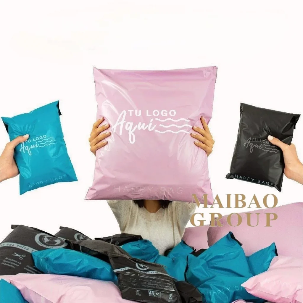 Черные почтовые конверты с принтом на заказ, почтовая сумка, эко-розовый полиэтиленовый почтовый пакет для одежды 14,5 х 19, полиэтиленовый почтовый пакет на заказ 10 х 13