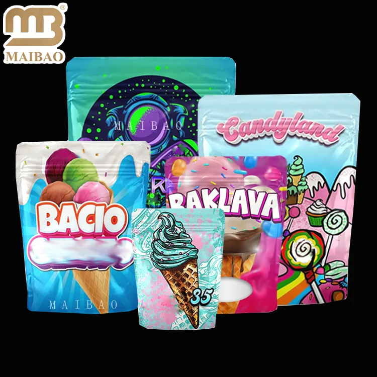 Устойчивые к детям 1 г, 3,5 г, 7 г, 14 г, 28 г, матовые черные, защищенные от запаха, с застежкой-молнией, с индивидуальной печатью, 3,5 г, майларовые сумки