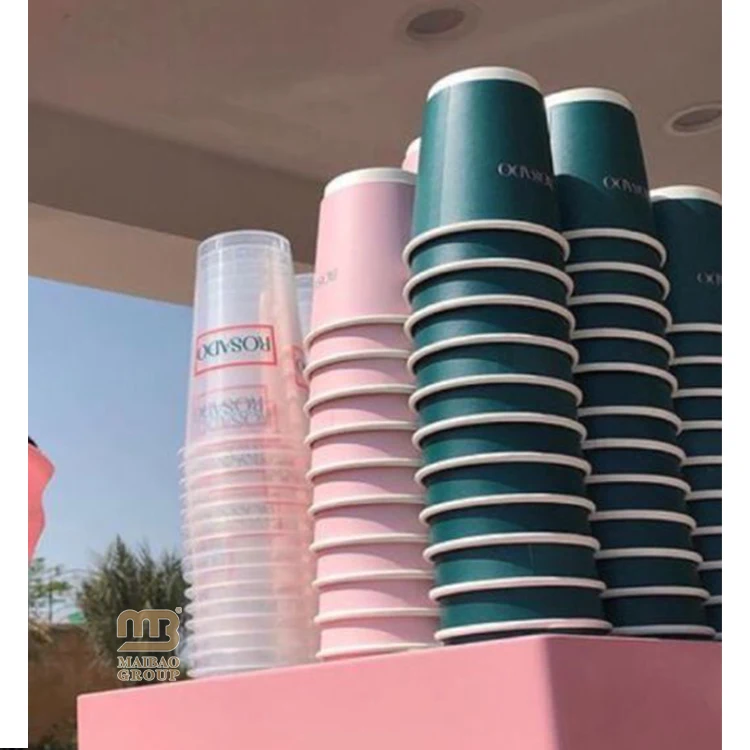 Одноразовый бумажный стаканчик с пульсацией по индивидуальному заказу, 6 унций, 7 унций, 12 унций, бумажный стаканчик с двойными стенками для горячего кофе с логотипом, крафт-бумажный стаканчик для горячих напитков