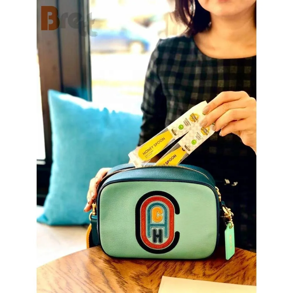 Популярные в Дубае одноразовые пластиковые стаканчики 10 г, 8 г, 7 г, медовая ложка, фольга и обертки