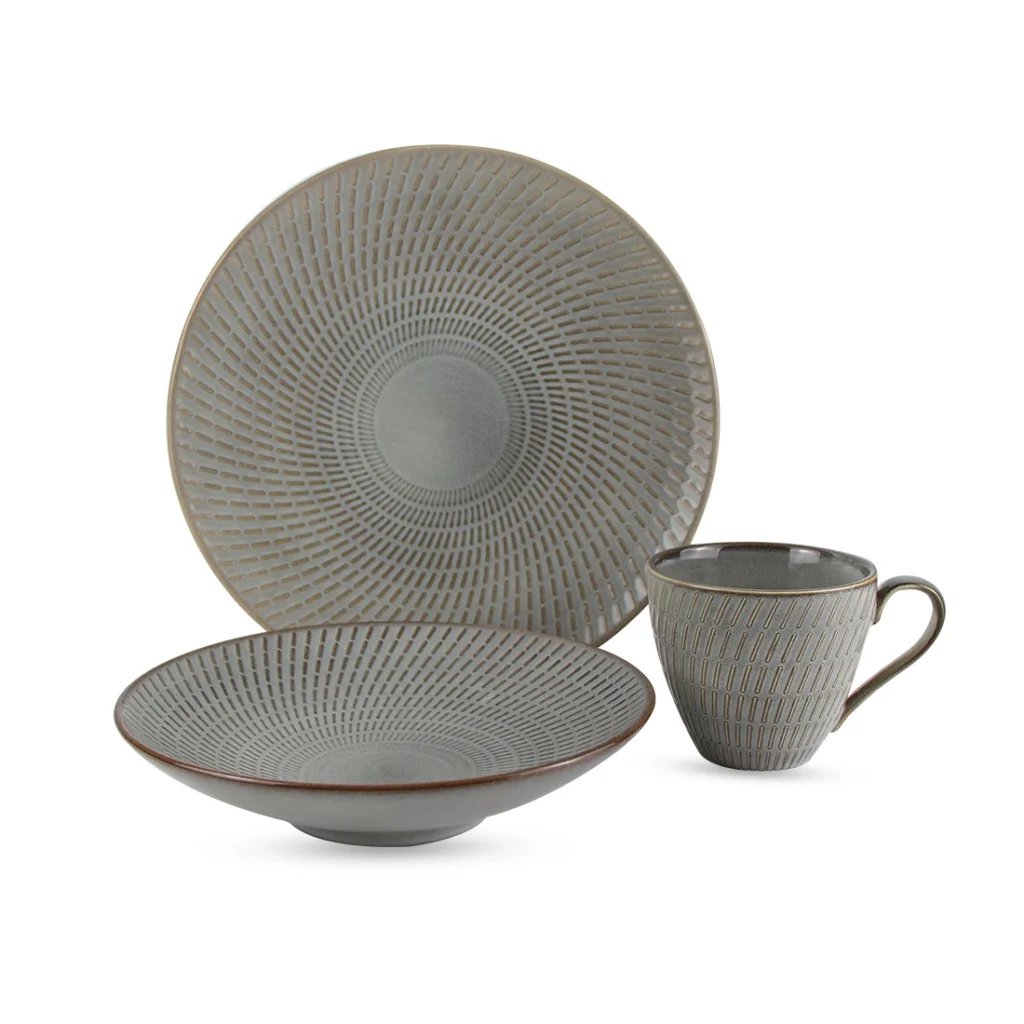 Тарелки и миски для отелей и ресторанов, набор тарелок для шведского стола, столовая посуда в деревенском стиле, набор столовых тарелок