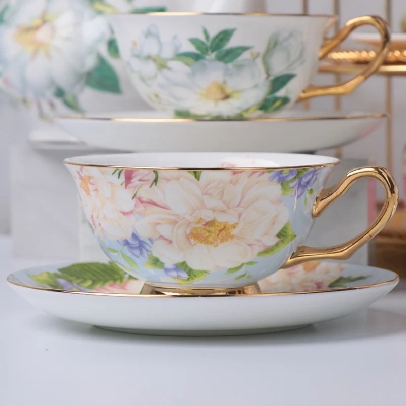 Золотая керамическая фарфоровая арабская кофейная чашка оптом