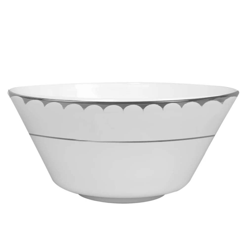 Оптовая продажа фарфора с серебряной оправой, белая праздничная посуда ручной работы из костяного фарфора, свадебные зарядные тарелки