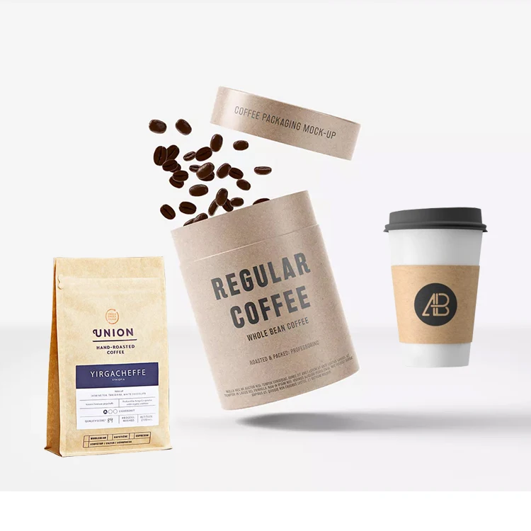 Логотип для сушки пищевых продуктов, алюминиевый цилиндр, цилиндр для чая, кофейных зерен, канистра, бумажная трубка, упаковка, круглая коробка