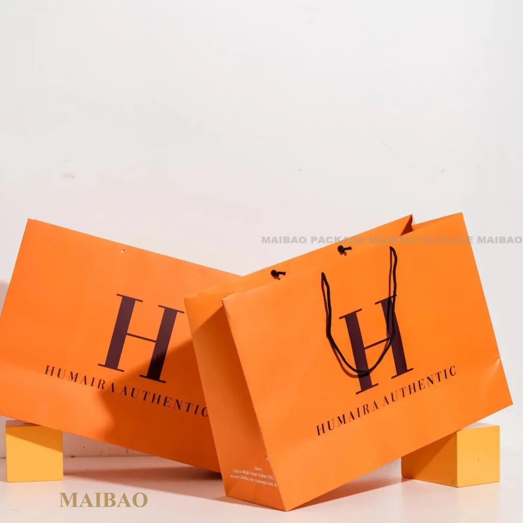 Индивидуальный органический бумажный пакет для покупок в Мексике, Швеции, Европе, Омане, Кении, Катаре, Карачи с ручкой из полипропилена