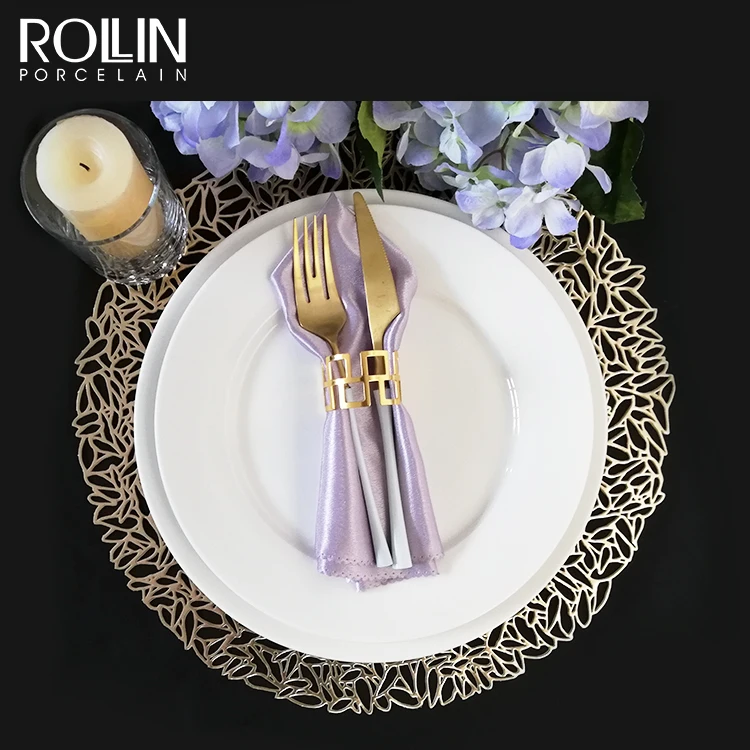 Оптовый поставщик общественного питания на фабрике Чаочжоу Дешевые фуршетные тарелки Изготовленные на заказ фарфоровые тарелки для ресторана