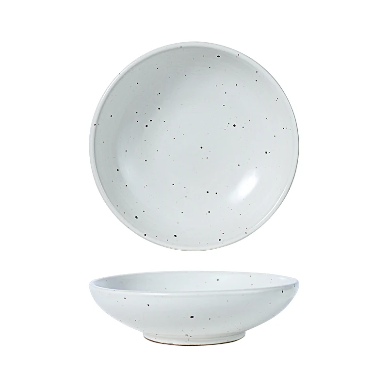 Новый тип горячая ресторанная обеденная тарелка глубокой формы, керамическая посуда, белые фарфоровые тарелки, посуда для розничной торговли в отеле