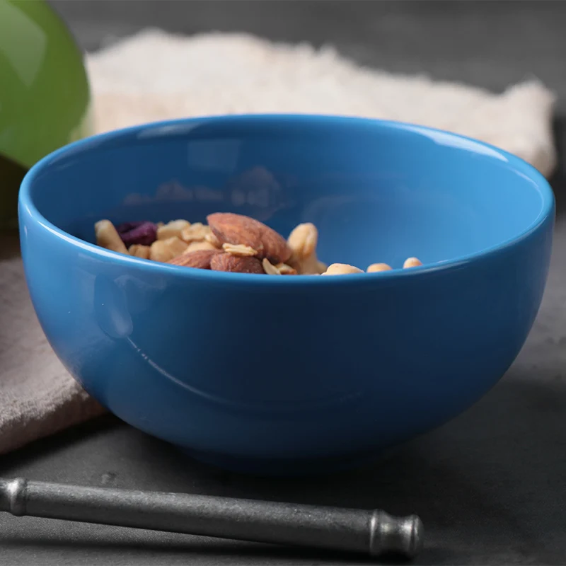 Новый дизайн, фарфоровые сервировочные миски, красочная миска для хлопьев, керамическая миска для супа для шведского стола