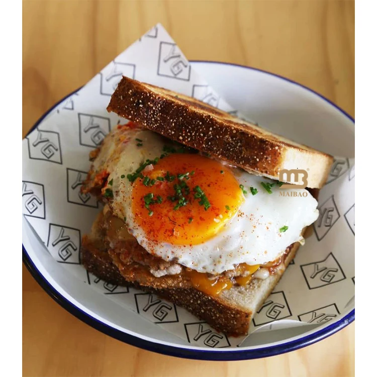 Экологичная оберточная бумага для сэндвичей, упаковочная бумага для гамбургеров с логотипом, крафт-бумага с вощеным покрытием для упаковки пищевых гамбургеров, пиццы