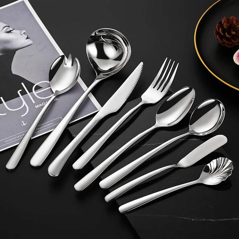 Набор ножей, набор столовых приборов для отеля, набор столового серебра из нержавеющей стали, мини-ложка, вилка