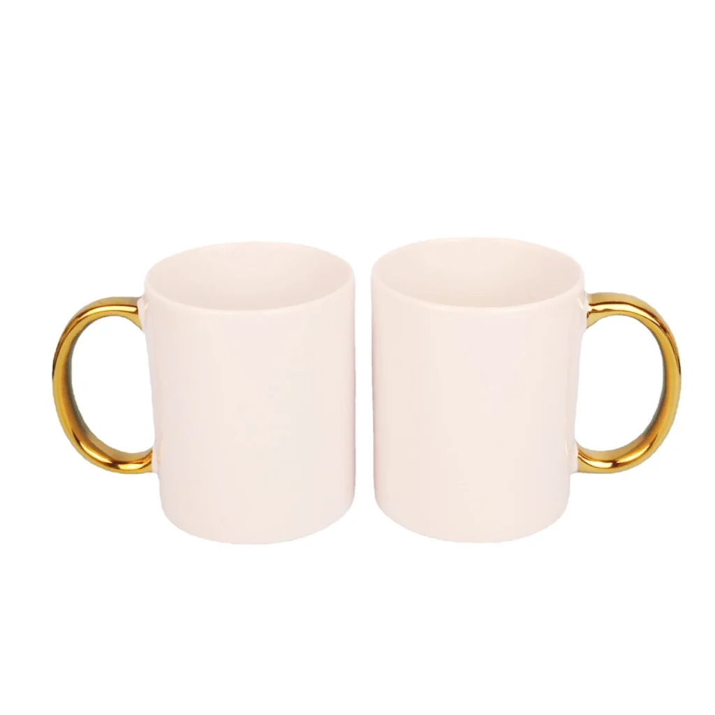 Water Mug and Spoon Porcelain Material for Party Advertising Gift Wholesale Creative Coated Ceramic Cup Set With Color-Changing