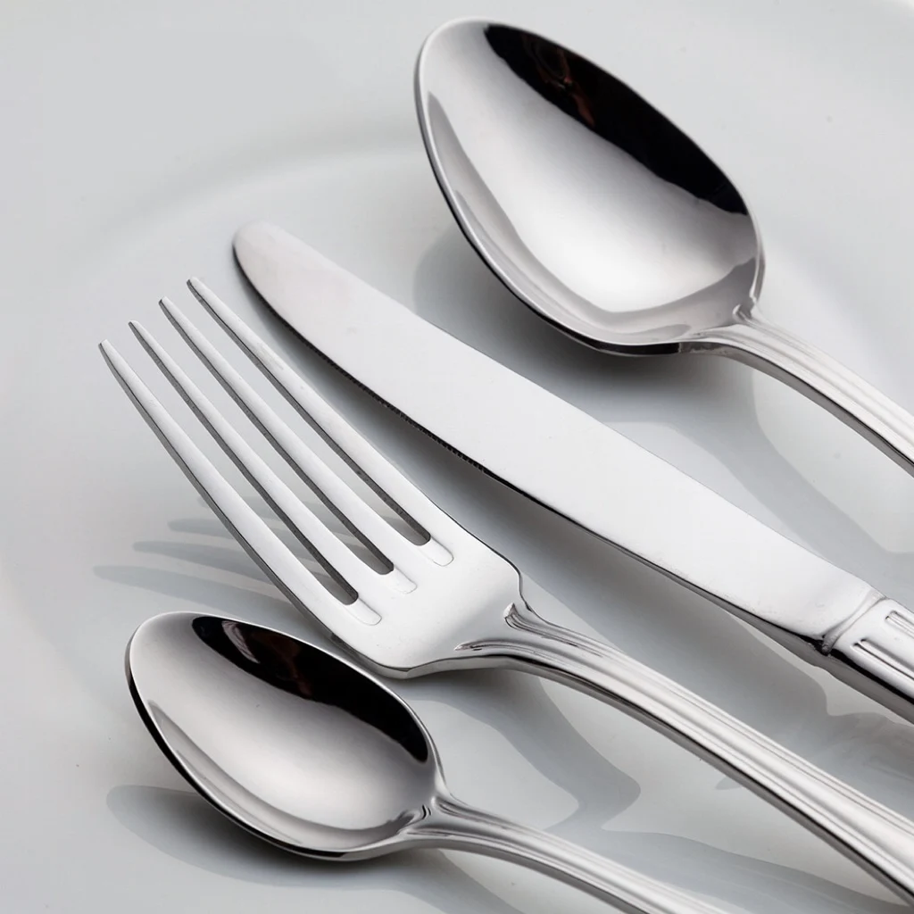 Роскошные высококачественные круглые ручки, тяжелые столовые приборы, столовые приборы для свадебных мероприятий, столовые приборы, нож, ложка, вилка, набор