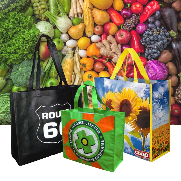 Пользовательские экологически чистые устойчивые многоразовые продукты супермаркета Упаковка переработки