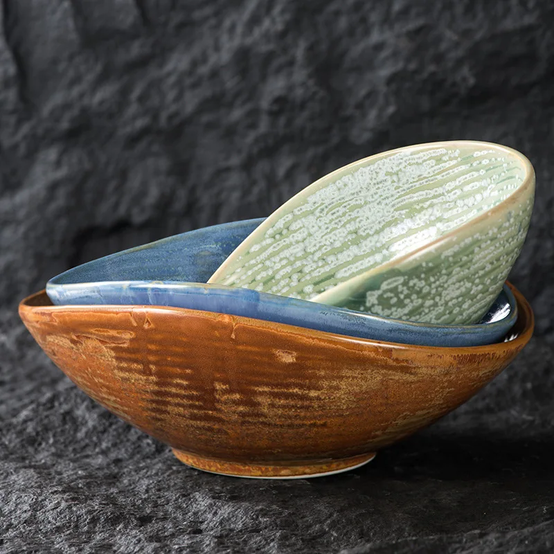 Овальная салатница необычной формы, посуда и тарелки, ресторанная тарелка Platos Sous Assiettes, фарфоровая тарелка для супа