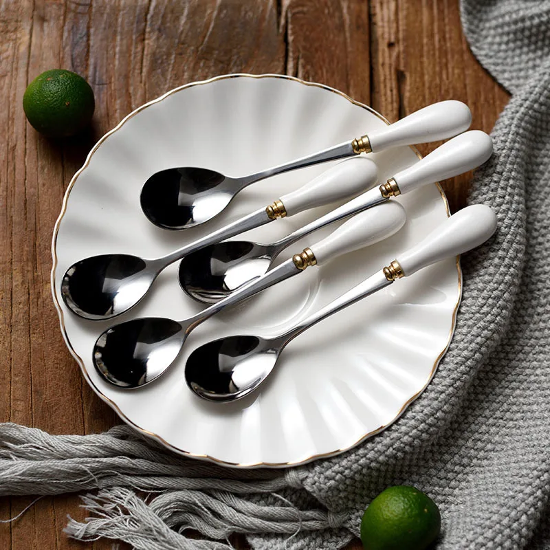 Elegant White Nordic Style Ceramic Coffee Cup Mugs Gift Box for Girls for Coffee & Tea