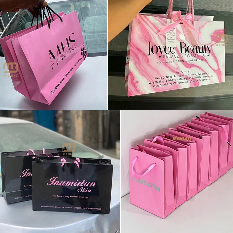 Логотип с индивидуальной печатью, частная этикетка, глянцевая ламинация, рефлексный синий картон, парфюмерная подарочная упаковка, косметический бумажный пакет для покупок