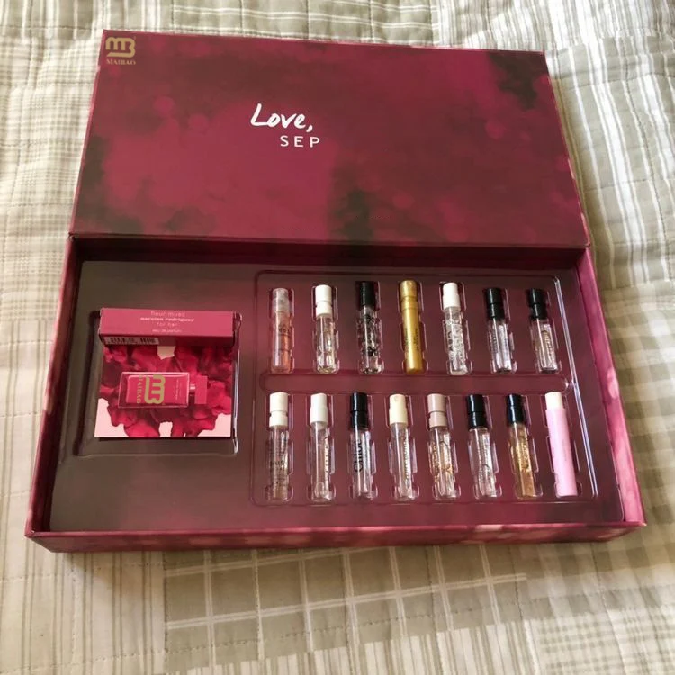 Пустой флакон духов индивидуального дизайна с коробкой 2 мл 10 мл Коробка для флакона духов Картонный набор образцов эфирного масла Роскошная коробка для духов