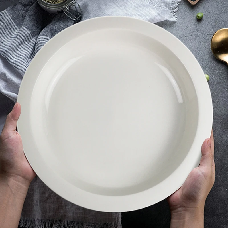 Посуда для ресторана и отеля Chaozhou, керамический тепловой шведский стол, белые фарфоровые жаровни, подогреватель блюд, тарелка для кейтеринга