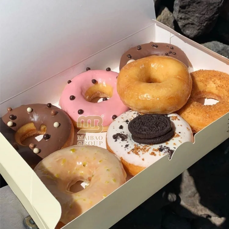 Напечатанная на заказ арабская сладкая бумажная коробка для блинов, одноразовые контейнеры для еды для завтрака, кондитерские изделия на вынос, коробка для упаковки блинов для десерта