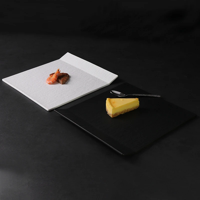 Лидер продаж, многоразмерные экологически чистые материалы, круглая тарелка для ресторана, креативные керамические тарелки для салата, фарфоровые сервировочные тарелки