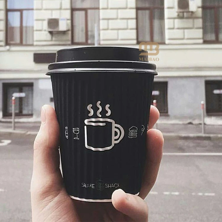 Одноразовые бумажные стаканчики на 8 унций, 12 унций, 16 унций для холодных напитков, бумажные стаканчики с крышкой для кофе, бумажные стаканчики для горячего кофе с двойными стенками