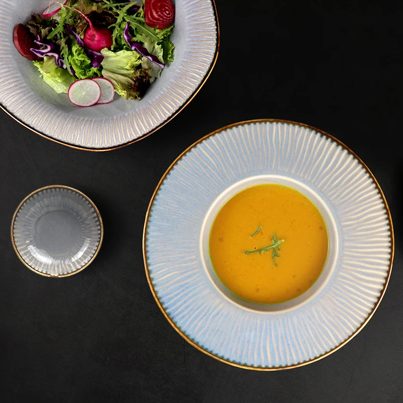 Керамическая миска для супа, 20 унций, скандинавские салатники, глубокая салатница, 30 унций, ресторан для вечеринок, поставщик свадебных услуг