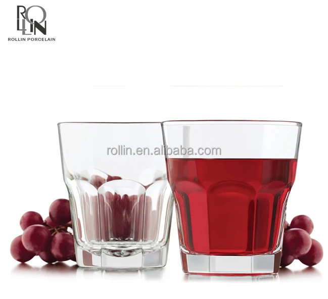 Оптовый производитель стеклянных чашек для питья Стеклянная посуда Чашки для напитков без ножки
