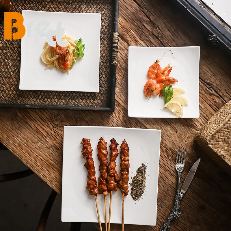 Brett Guangzhou, экологически чистый керамический набор тарелок, фарфоровая посуда для общественного питания в ресторанах и отелях