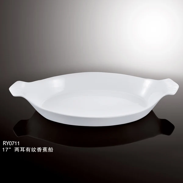 Обычно в ресторане отеля используется модная уникальная роскошная прямоугольная овальная тарелка, фарфоровая керамическая тарелка