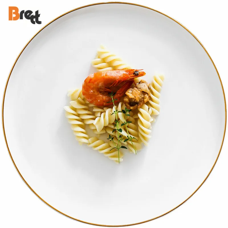 Скандинавская керамическая цветная посуда, ресторанная тарелка для стейка, тарелка для пиццы, блюдо для суши