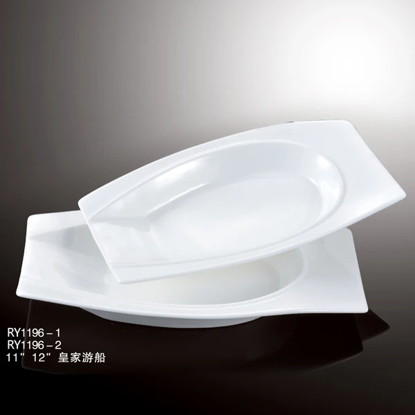 Оптовая дешевая цена фарфоровые сервировочные блюда тарелка уникальная тарелка для супа в форме тыквы