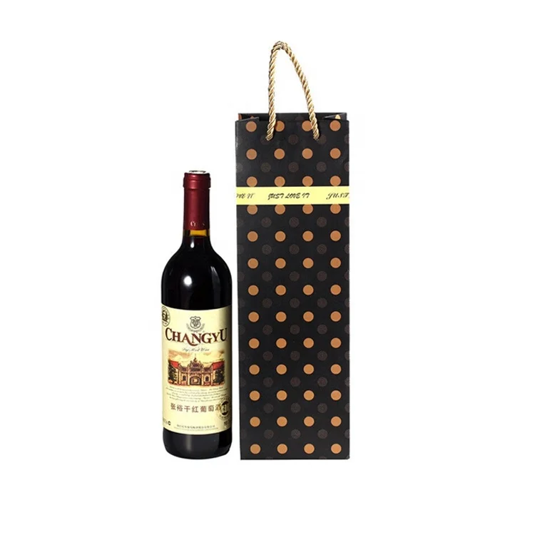 Оптовая торговля фабрики необычная роскошная подарочная упаковка напечатанная на заказ бутылка бумажные винные мешки с ручками