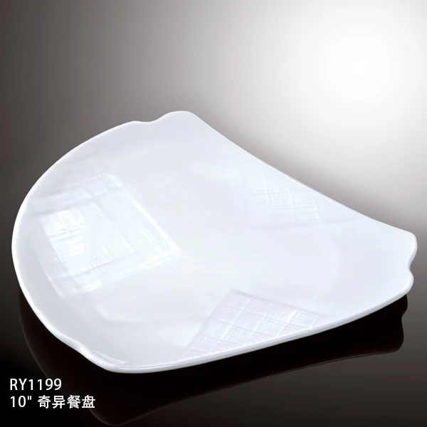 Оптовая дешевая цена фарфоровые сервировочные блюда тарелка уникальная тарелка для супа в форме тыквы