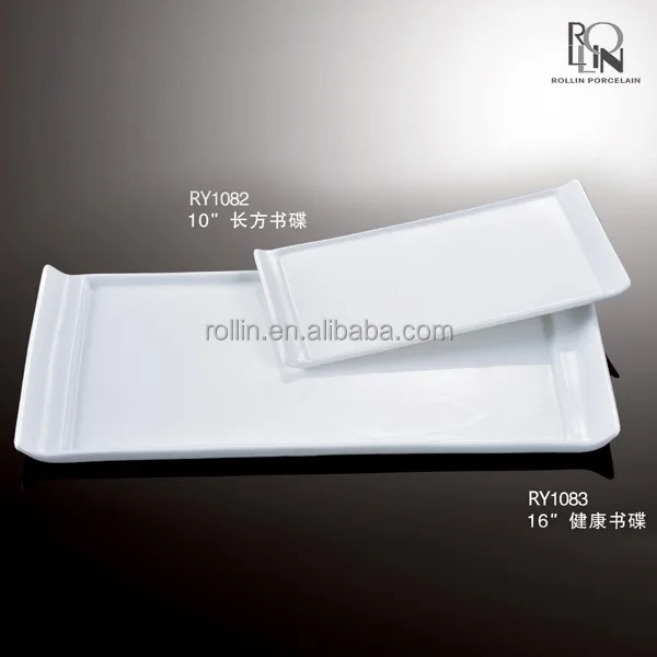 Белые обеденные тарелки оптом. Хорошие белые прямоугольные фарфоровые тарелки. Керамические белые обеденные тарелки.